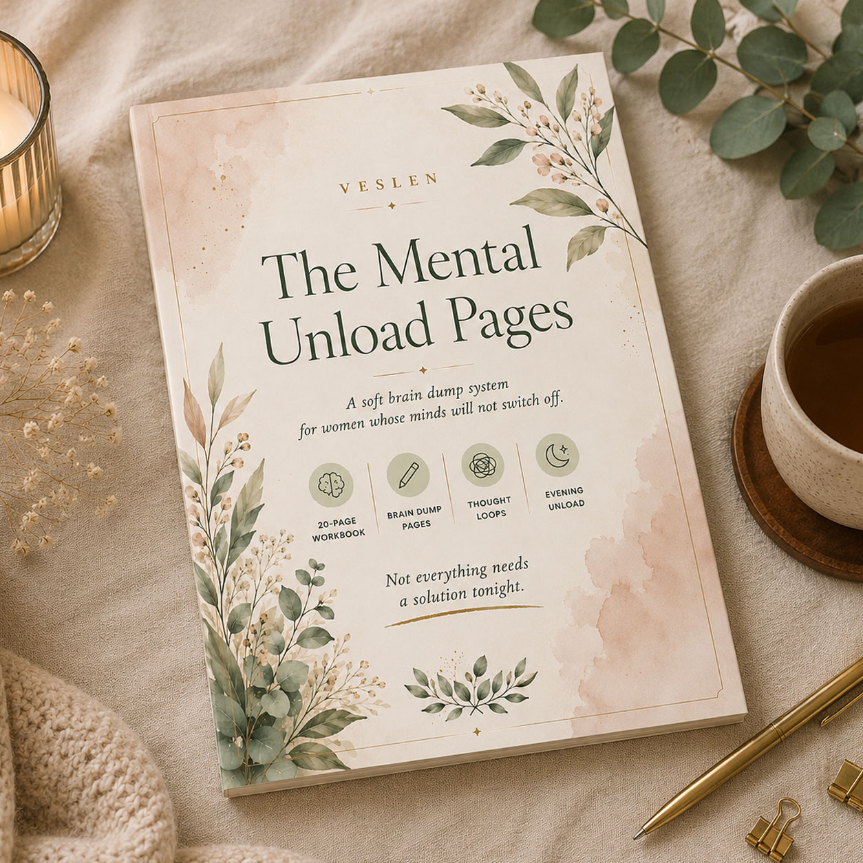 The Mental Unload Pages cover