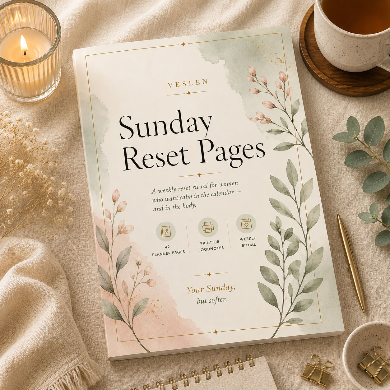 Sunday Reset Pages cover